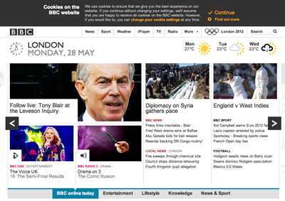 New BBC web page re cookies New BBC web page re cookies